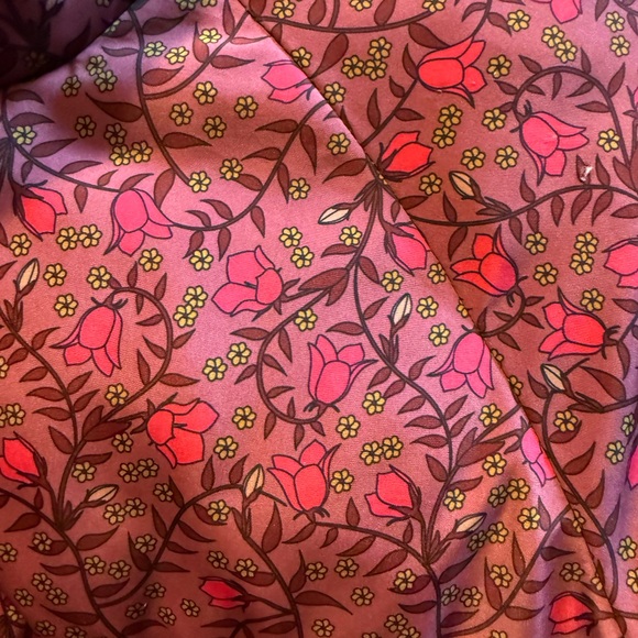 Anthropologie Numph Lillie Quilted valentine Cottagecore Floral Puffer Jacket XS - Picture 9 of 10